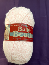 Vintage Caron BULKY BOUCLE -  100% Orlon Super Bulky wt yarn clr Baby Pink - £2.47 GBP