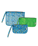 ChicoBag Reusable Travel Pouches with Zipper (3 Pack Set) Quart, Medium,... - $12.25