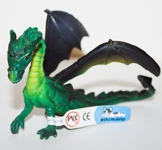 Green Winged Dragon Plastic PVC Figure 2006 Bullyland NEW UNUSED with Tags - £7.66 GBP