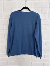 Gander Mountain Guide Series Fleece Sweatshirt Pullover Blue Large Tall LT - $16.65