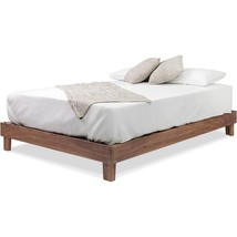 Queen size Solid Wood Heavy Duty Platform Bed Frame in Oak Finish - Made in USA - €788,83 EUR
