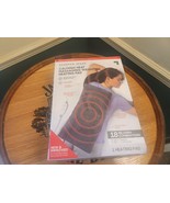 Sharper Image Electric Heating calming massager pad 12 X24 with 18 cobin... - $52.97 CAD