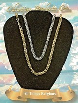 Men Gold Or Silver plated 27&quot; Stainless steel 8mm rope chains. - $14.39