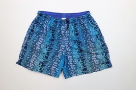 Vintage 90s Speedo Mens Large Faded Spell Out Above Knee Shorts Swim Trunks - $29.65