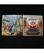 Lot of 2 Laserdisc Walt Disney The Jungle Book &amp; American Tail Fievel Go... - $12.48