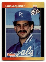 1989 Donruss #534 Luis Aquino    Kansas City Royals Baseball Cards EX/N ID:61305 - £1.35 GBP