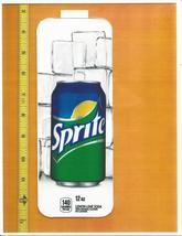 Coke Chameleon Size Sprite 12 oz CAN Soda Vending Machine Flavor Strip - £2.39 GBP