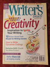 WRITERs DIGEST Magazine September 1997 Eric Maisel Diane Ackerman Mark Canter - £11.58 GBP