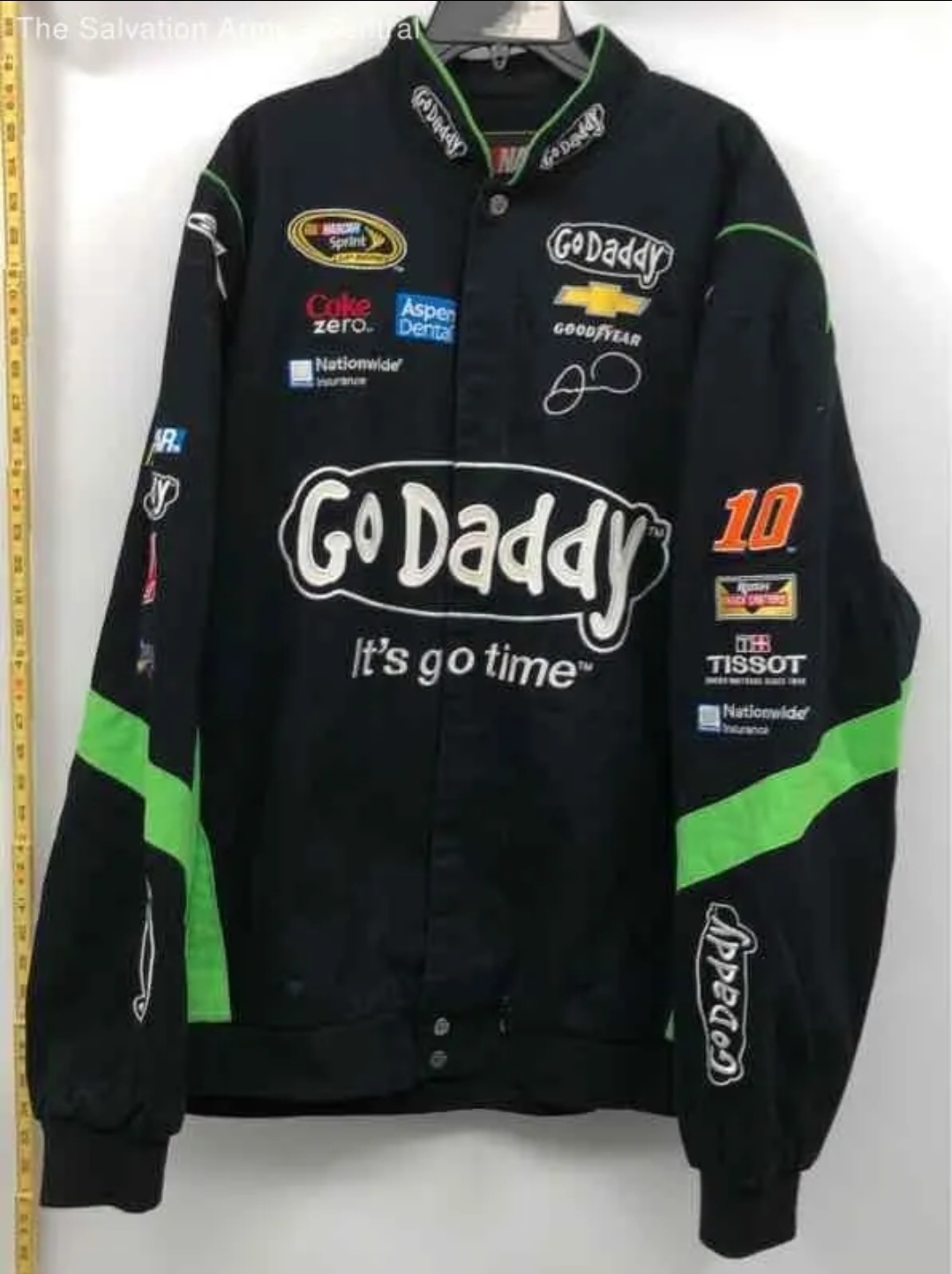 JH Design Unisex Adult Black Danica Patrick Go Daddy Racing-NASCAR ...