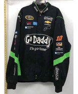 JH Design Unisex Adult Black Danica Patrick Go Daddy Racing-NASCAR Jacket 3XL