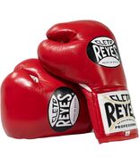 Cleto Reyes Red Lace-Up Boxing Gloves Genuine Leather Pro Training Fight - $140.00