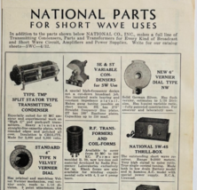 1932 National Precision Radio Advertisement Massachusetts Parts Supply D... - $372.35 MXN