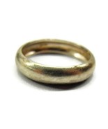 sz 9 1/2 Comfort Band Ring Sterling Silver 925 Vintage Patina Wedding En... - £36.36 GBP