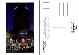 Louisiana New Orleans Le Meridien Resort Hotel Lit Up Street Lights VTG Postcard - £7.49 GBP