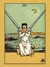 Decoration Poster from Vintage Tarot Card.Two of Spades.Home Wall Decor.11407 - £13.39 GBP+
