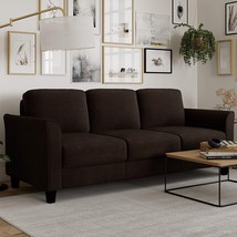 LifeStyle Solutions Watford Sofas, 78.8&quot; W x 31.5&quot; D x 33.9&quot; H, Coffee - £0.00 GBP