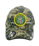 Cap &amp; City US Army Strong Licensed Seal Military Digital CAMO HAT [Apparel] - £16.03 GBP