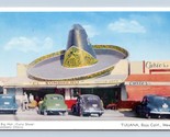 Big Hat Curio Store Sombrero Charro Tijuana Mexico UNP Chrome Postcard G16 - $6.88