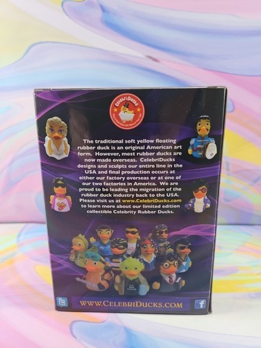 Celebriducks Purple Waves Rubber Duck Collectible New in Box Music 60s Item image 7