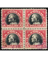 547, Used VF $2 Block of Four Stamps CV $200.00 - Stuart Katz - £118.07 GBP