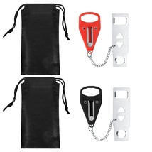 2 Pcs Portable Door Lock, Travel Security Door Lock, Door Safety Locks, ... - $18.97