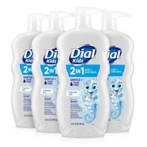 Dial Kids 2-in-1 Body+Hair Wash, Fragrance Free, 24 fl oz (Pack of 4) - £43.95 GBP