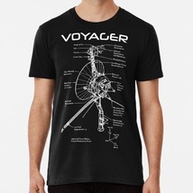 Voyager Program White Ink S to 5XL Made in the USA T-Shirt - £17.74 GBP