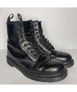 Dr Doc Martens 1460 Mono Men 9 L10 Black Leather Combat Boots Shoes AW00... - $74.99