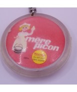 Mère Picon Maid Keychain French Dairy Bucket France 1960s Plastic - £9.78 GBP