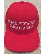 MAKE PLYWOOD CHEAP AGAIN Hat Cap MAKE AMERICA GREAT AGAIN Parody - €15,15 EUR