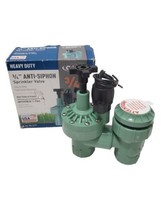 Orbit Heavy Duty 3/4&quot; Anti-Siphon Sprinkler Valve 57623 with Flow Control - £7.39 GBP