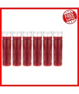 Eco-Friendly Unscented Red Glass Container Candles - 6 Pack for Worship ... - $1,183.20 MXN