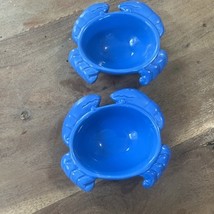 blue crab shape small bowls 2” T 4.75” L 4” W - $18.33