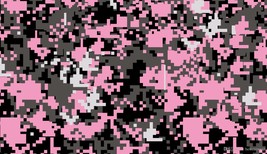 Urban Digital Pink/Black, vinyl, Decal Wrap MATTE Laminated 12&quot;x36&quot; - £20.57 GBP