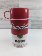 Vintage Antique Rare Campbell&#39;s Soup Can-Tainer 1998 Insulated Thermos Container - £15.20 GBP