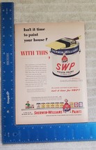 Vintage Sherwin Williams Paint Advertisement 1952 - £9.74 GBP