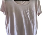 Old Navy T Shirt Light Pink Women  Size S Short Sleeve Round Neck Burner - $5.99