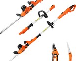 The Garcare 2 In 1 Electric Hedge Trimmers Feature A 20-Inch Laser-Cut B... - $194.99