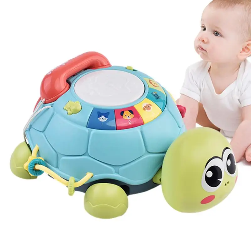 Turtle Crawling Musical Baby Toys Electric Moving Toys Lights Sounds Musical Toy - £34.78 GBP