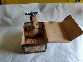 Vintage Nibco N.O.S. Globe Valve  1-1/2" 734 150 lbs SWP 300 lbs WOG Ste... - $149.99