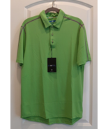 IBKUL Short-Sleeve IceFil Polo Golf Shirt, Men&#39;s Size Small Green Nylon ... - £19.42 GBP