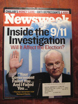 NEWSWEEK April 5 2004 Inside the 9/11 Investigation Richard Clarke - £6.79 GBP