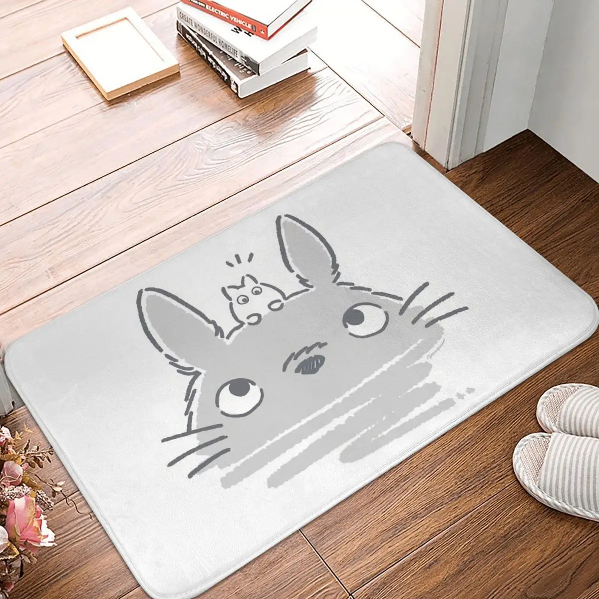 MY NEIGHBOUR Totoro Miyazaki Hayao Anime Non-slip Doormat Kawaii Carpet Bath Mat - £12.76 GBP