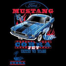 licensed classic cobra jet mustang | mens t shirt | ford t shirt  fords ... - £11.98 GBP
