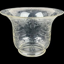Elegant Cut Glass Center Bowl 6&quot; by 8-1/2&quot; Crystal Clear Antique Vintage... - £33.11 GBP