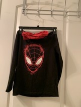 Marvel Spiderman Shirt Hoodie Boys Long Sleeve T-Shirt Size 10  - £24.18 GBP