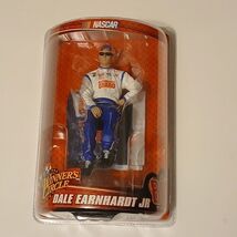 Nascar Winner's Circle 6" Dale Earnhardt Jr Figure MIB Blue and White Ra... - $9.95