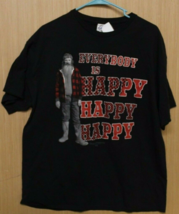 Duck Dynasty T Shirt Everybody Is Happy Happy Happy Black XL  Sh1 - £3.74 GBP