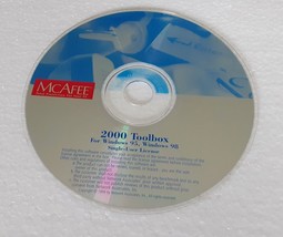 Vintage MCAFEE 2000 Toolbox CD - $11.83
