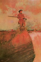 George Rogers Clark on His Way to Kaskaskia,by Howard Pyle Western 13x19 - £31.15 GBP